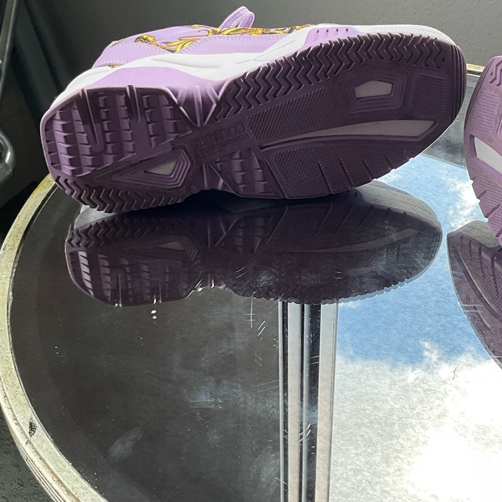 Versace Jeans Collection Lavender and White Sneakers - Picture 5 of 6